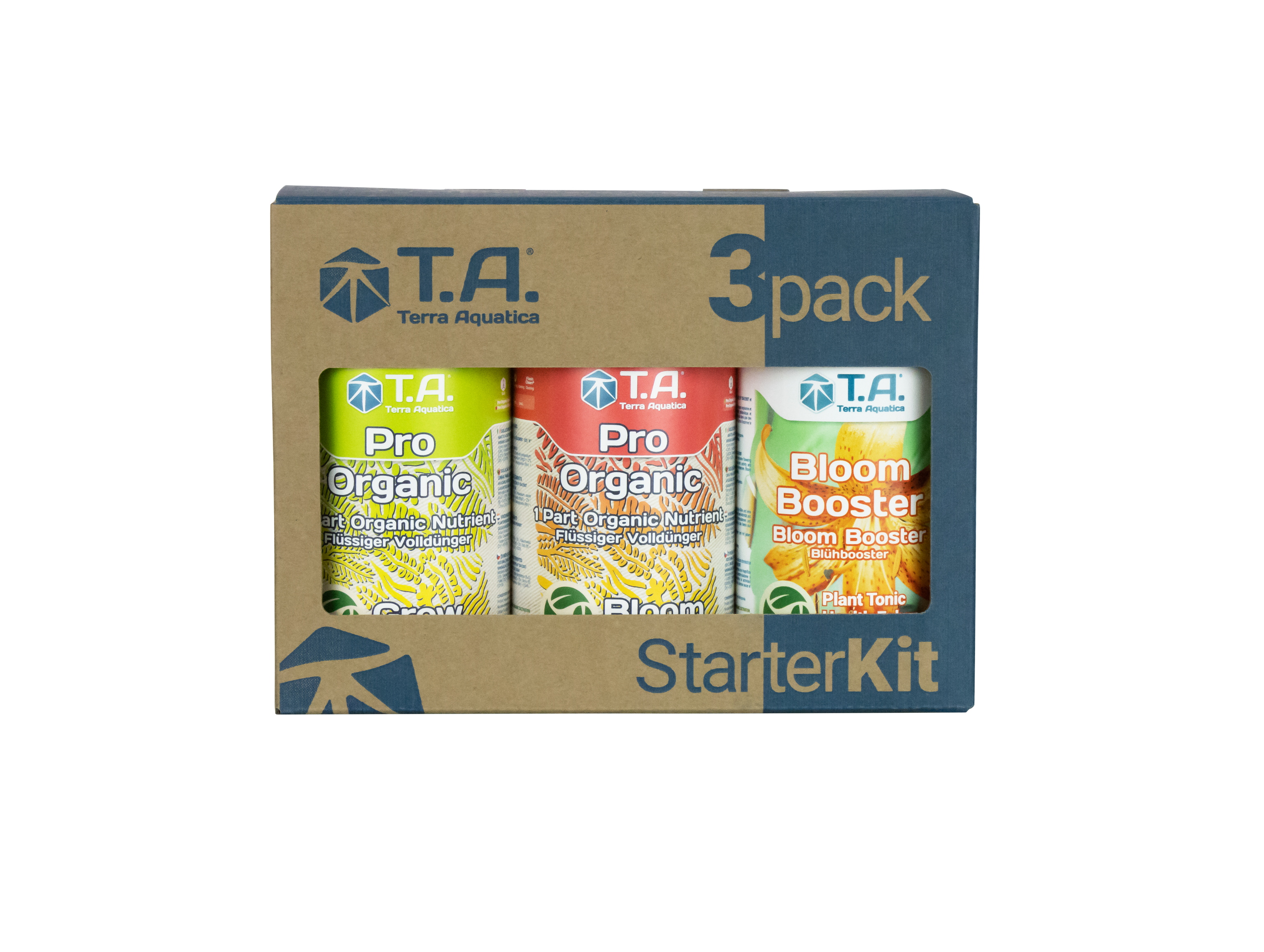 GHE / T.A. Terra Aquatica 3-Pack Starter Kit (Pro Organic) 3 x 500 ml